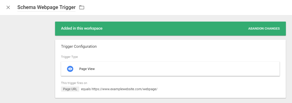 setting up trigger in Google Tag Manager, trigger in GTM
